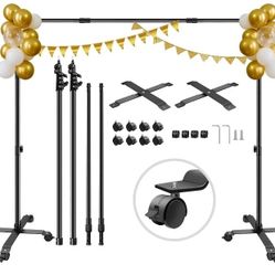 ADJUSTABLE BACKDROP WITH WHEELS 
