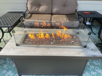 Custom Fire Pit Table by OW Lee