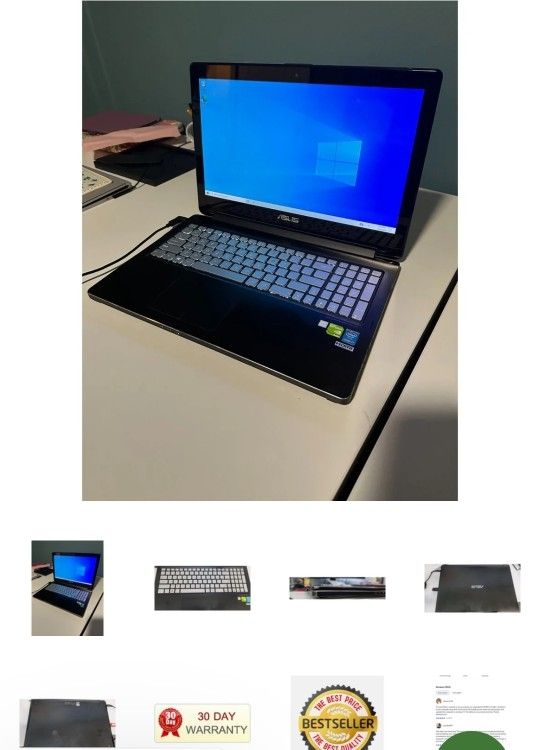 ASUS Q551L Gaming 2-in-1 Touchscreen Laptop 15.6" Intel Core i7-5500U @ 2.4GHz (16GB, 256GB SSD) WINDOWS 11, NVIDIA GeForce 940M, Backlit Keyboard, CD