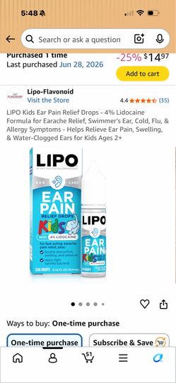 Ear drops