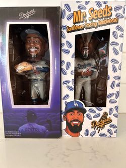 Mookie Betts, Teoscar Hernandez Dodger Bobbleheads