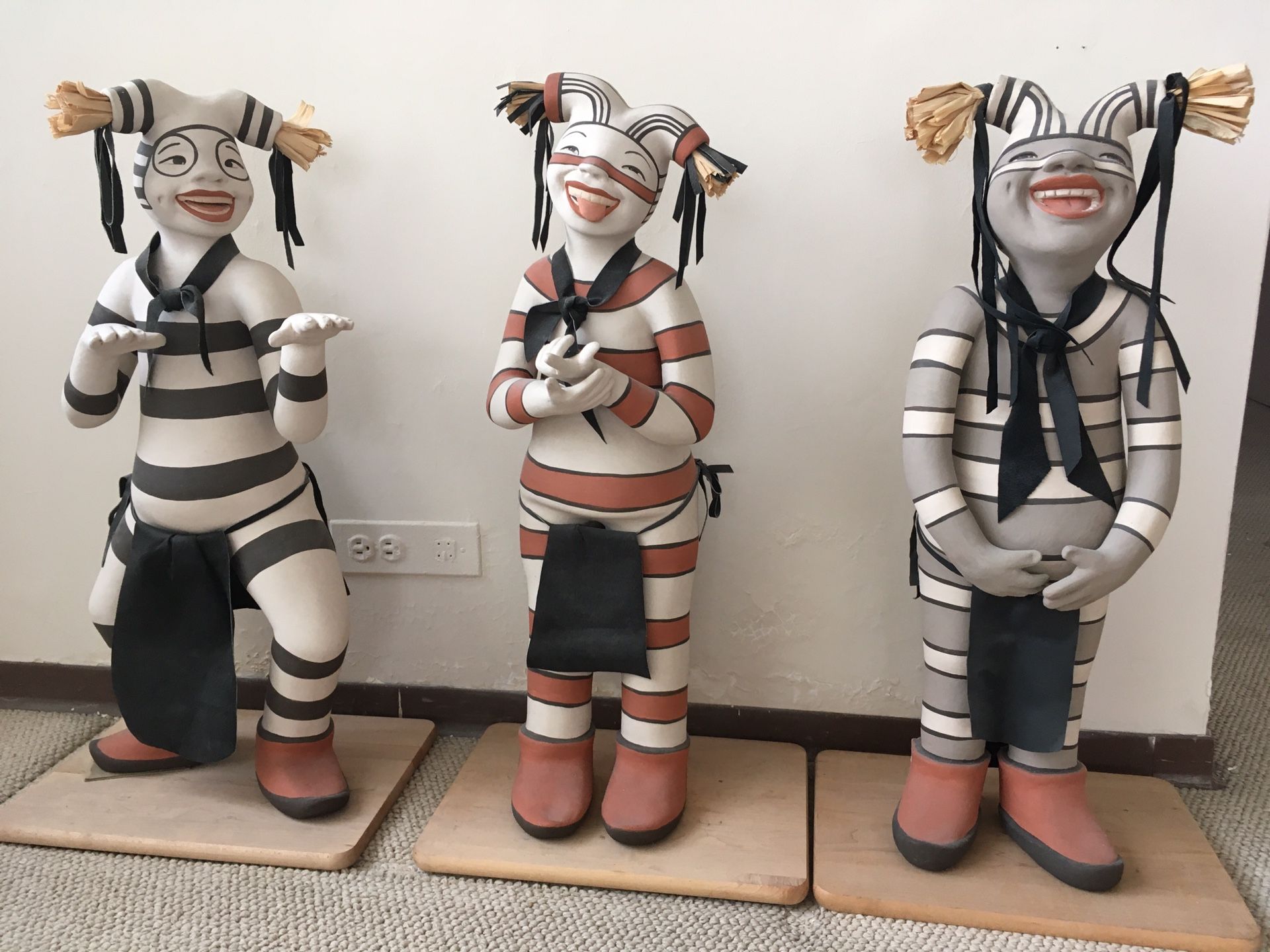 Native American ceramic sculptures