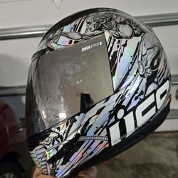 Icon Optics Full-face Motorcycle Helmet - Excellent Condition! Size: M