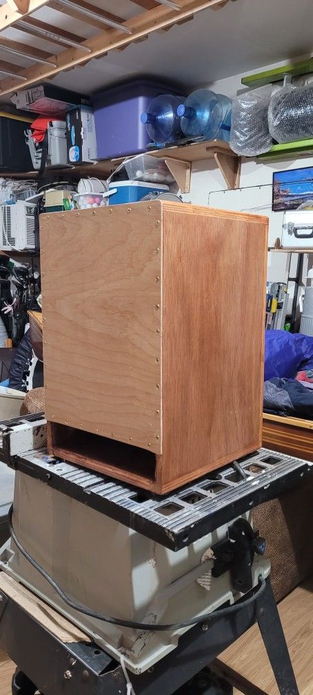 Cajon box drum custom build and size wood Plywood