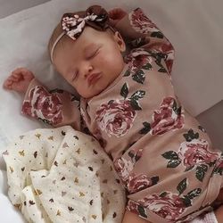 (404040-13) Kaydora Reborn Baby Girl Dolls - 20 inch Lifelike Newborn Baby with Realistic Veins for Kids Age 3 +