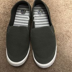 Army green canvas slip one