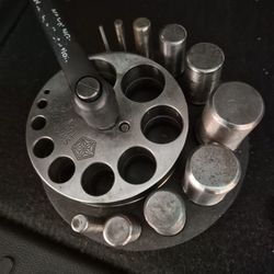 The Swanstrom Round Disc Cutter Set, featuring 10 punches