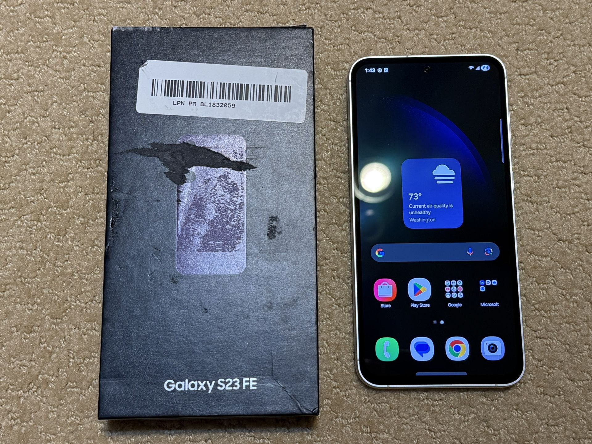 Samsung Galaxy S24 256GB Marble Gray (Unlocked)