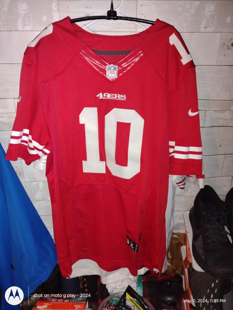 Nike NFL Authentic 49ers Jersey 