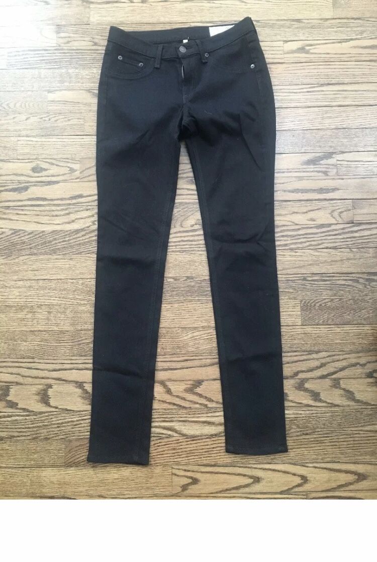 Rag Bone Women's Black Plush Legging Jeans Size Condition is