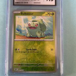 Bulbasuar Reverse Holo/CGC Mint+ 9.5 Pokemon 