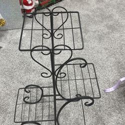 Metal Multi-Tier Plant Stand – Good Condition