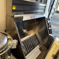 Brand new never used 48 inch type 1 hood system with makeup air and exhaust fan