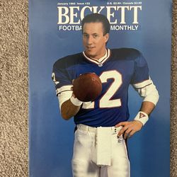 Beckett Football Monthly- January 1992