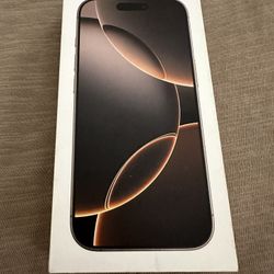 New Apple iPhone 16 Pro Desert Titanium 128gb Unlocked