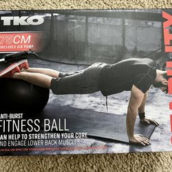TKO Anti-Burst Fitness Ball (Brand New)