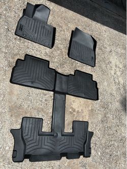 Kia telluride floor protector mats 2022 2023 2024 2025 weathertec smartliner