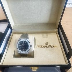 Stainless steel, silver watch waterproof