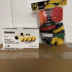 Drill Brush Attachment Sets