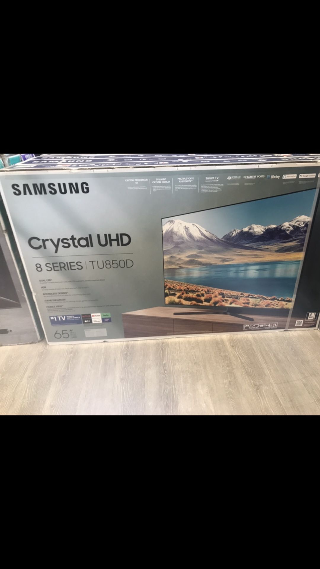 65 INCH SAMSUNG CRYSTAL 4K UHD/HDR SMART TV