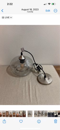 New Silver Pendant Ceiling Lamp whit 💡
