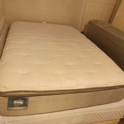 Simmons Full Pillowtop Mattress And Box Spring