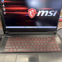 MSI gaming laptop