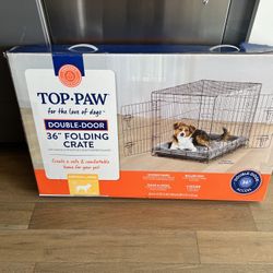 Double Door Dog Crate 