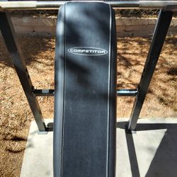 Competitor Weight Bench w/ Olympic Bar & Weights