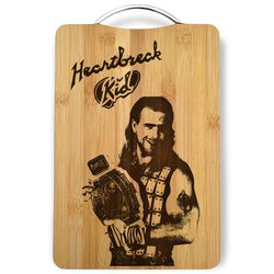 Heartbreak Kid WWF Cutting Board Laser Engraved