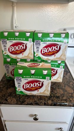 5 packs of high protein boost