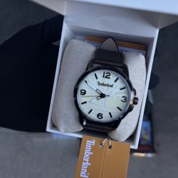 NEW Timberland Signature Leather Watch – Box & Tags Included