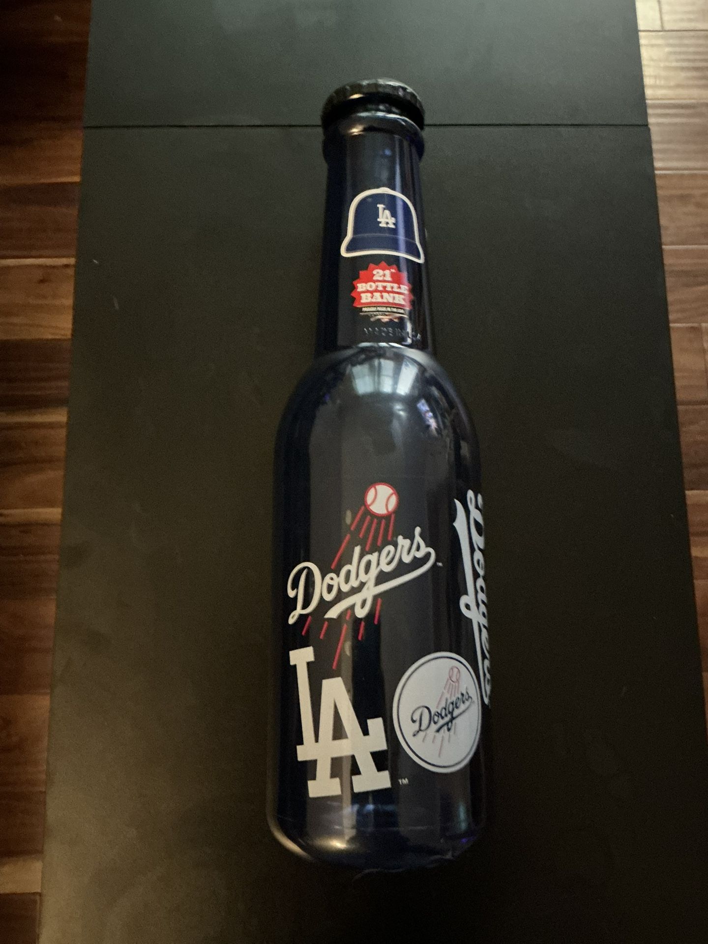 Los Angeles Dodgers Giant Bottle Coin Bank