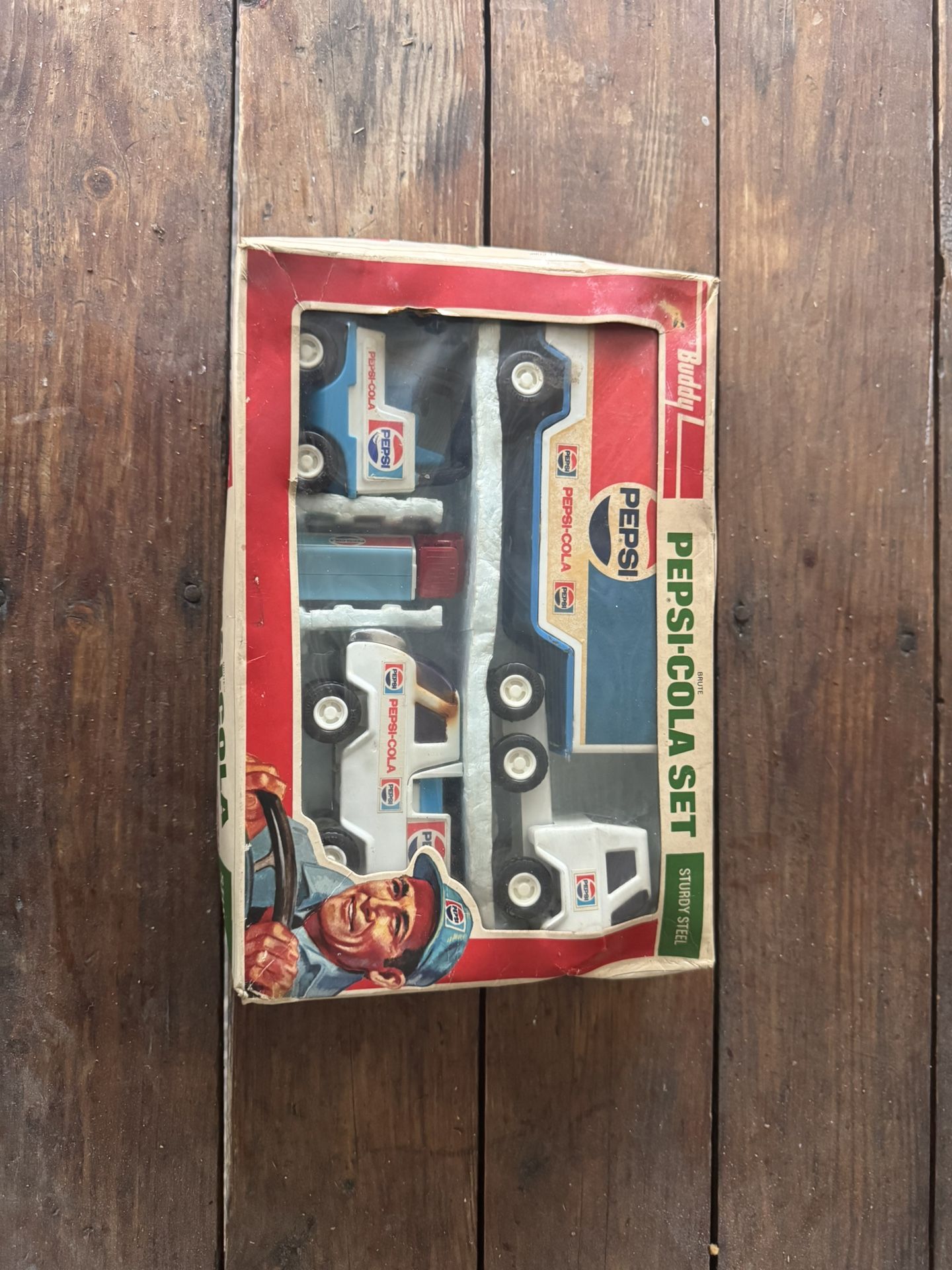 Antique Steel Toy Set “ Pepsi Cola “