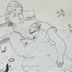 AUGUST Gino Bonichi SCIPIONE 1930 Fine Art AGOSTO Print Vintage Original Antique Italy Italian 1940’s Printed Collectible