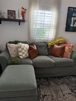 IKEA Uppland Couch & Ottoman