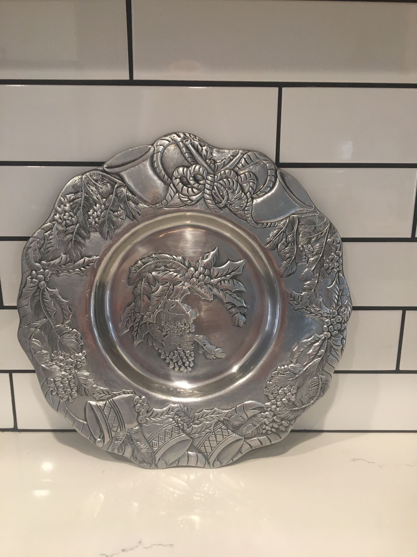 Arthur Court pewter Serving Platter