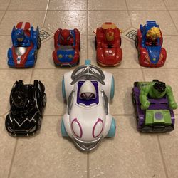Marvel Race Car Lot