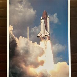 5 NASA Photos! (Galileo And Atlantis Launch In 1969, Galileo Spacecraft, Voyager At Uranus, DSN/Parkes Antennas, Etc.)All Five 8x10 Photos For $40.