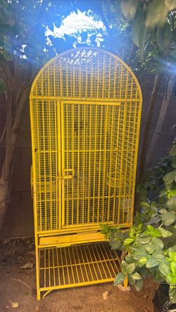 Yellow big bird cage
