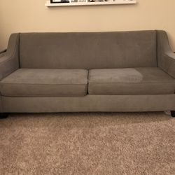 Grey Gray Couch Sofa Best Offer