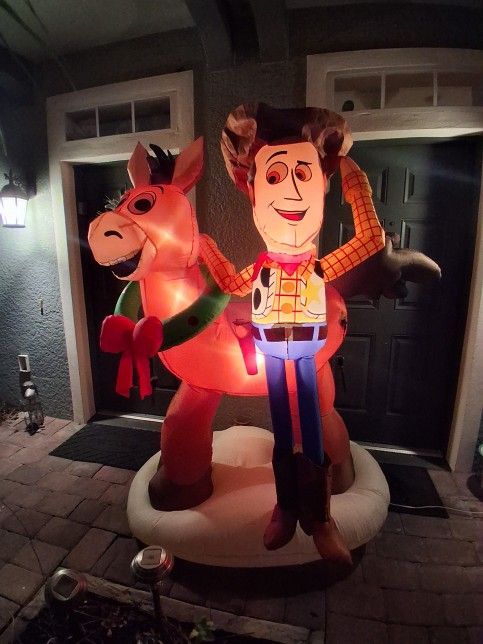 Woody Toy Story Christmas Inflatable