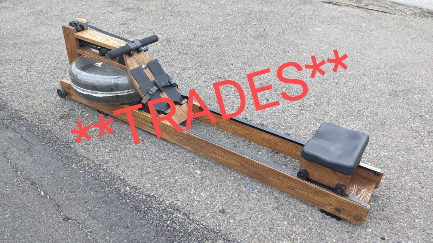 WaterRower Walnut Rowing Machine with S3 BLE Monitor