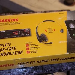 RoadKing RKCBBT Voice-Activated Hands-Free CB Radio with Bluetooth Headset and Microphone