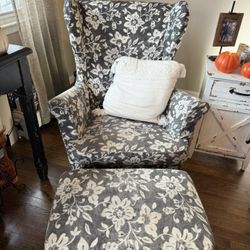 Ikea Standmon Armchair With Ottoman