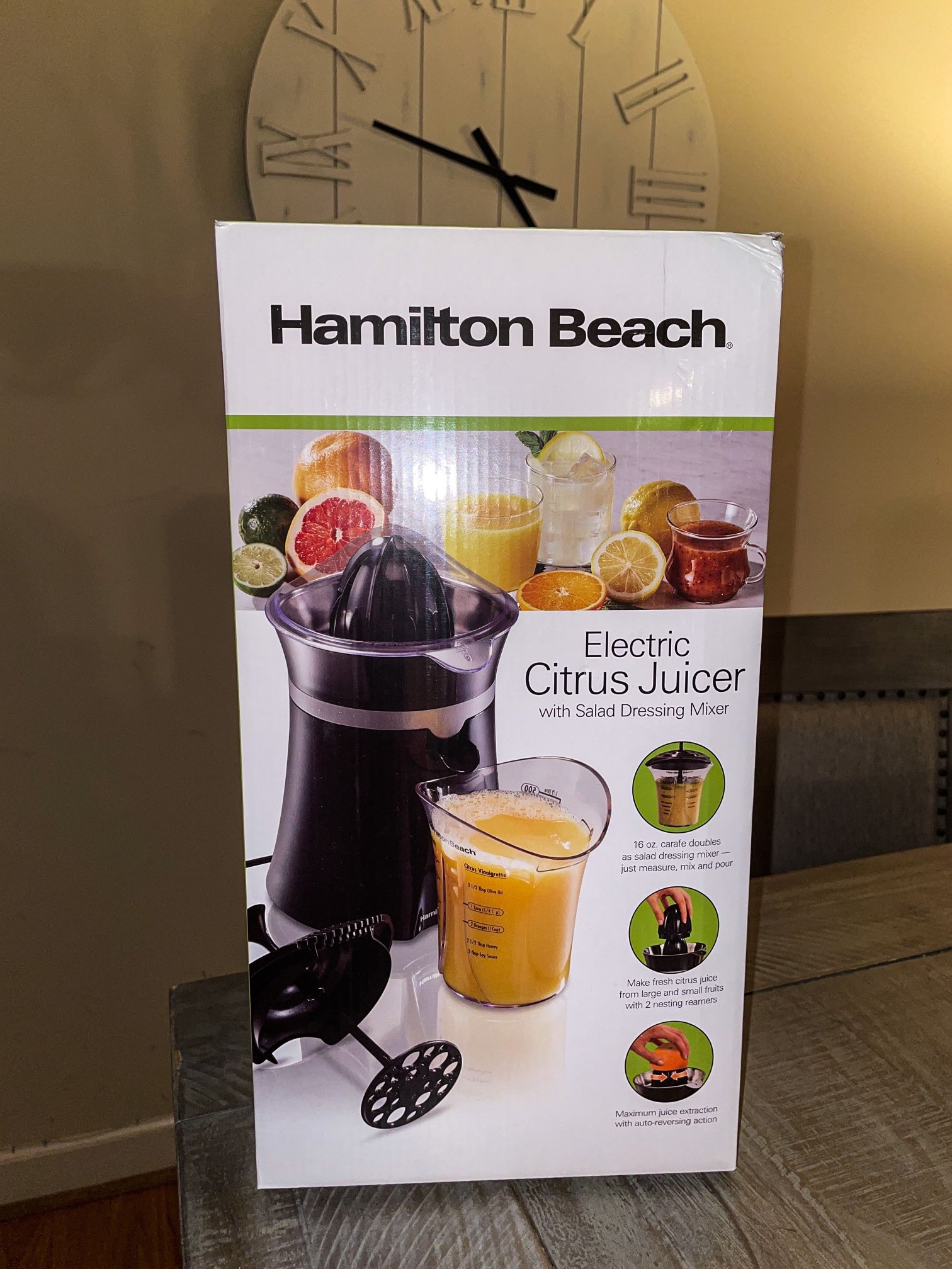 Hamilton Beach Electric Citrus Juicer with Salad Dressing Mixer