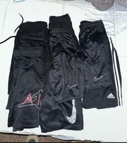 8 Boys shorts size large Nike, adidas and other random brand