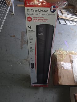 Lasko 32" Ceramic Tower Heater with Oscillation
