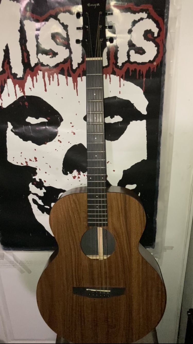 Price Drop!!Enya left Handed Acoustic Guitar With Pickup!!