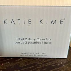 Katie Kime Set Of 2 Berry Colanders